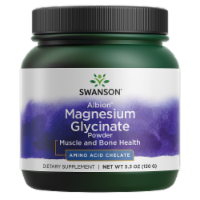 Swanson Albion Chelated Magnesium Glycinate 5.3 Ounce (150 g) Pwdr - 2 Pack