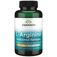 Swanson Ajipure L-arginine Sustained-Release Tablet 1,000 mg 90 Tablets