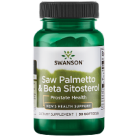 Swanson Saw Palmetto and Beta Sitosterol 30 Softgels
