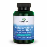 Swanson Astaxanthin and Zeaxanthin Softgels, 8 mg, 60 Count