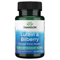 Swanson Lutein and Bilberry 120 Softgels