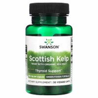 Swanson Scottish Kelp - Made with Organic Sea Kelp 750 mg 30 Veggie Capsules