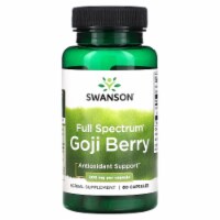 Swanson Full Spectrum Goji Berry 500 mg - 60 Capsules