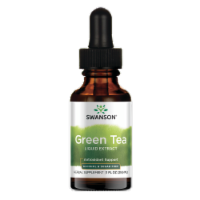 Swanson Green Tea Liquid Extract (Alcohol- and Sugar-Free) 1 fl oz Liquid