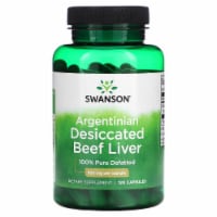 Swanson Argentinian Desiccated Beef Liver 500 mg - 120 Capsules