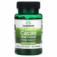 Swanson Cacao (Raw Cocoa) - Full Spectrum 400 mg 60 Capsules