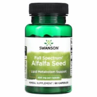 Swanson Full Spectrum Alfalfa Seed 400 mg 60 Capsules