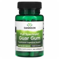 Swanson Full Spectrum Guar Gum 400 mg 60 Capsules