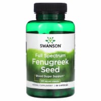 Swanson Full Spectrum Fenugreek Seed 610 mg - 90 Capsules Perspective: Main