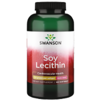 Swanson Soy Lecithin Non-GMO 1200 mg 180 Softgels