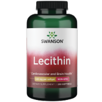 Swanson Lecithin Non-gmo 520 mg 250 Softgels