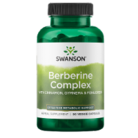 Swanson Berberine Complex with Cinnamon, Gymnema & Fenugreek - Herbal Supplement Promoting