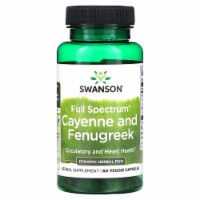 Swanson Full Spectrum Cayenne and Fenugreek - 60 Veggie Capsules Perspective: Main