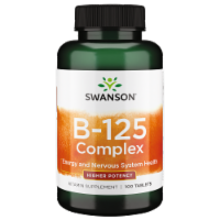 Swanson Vitamin B-125 Complex - Higher Potency 100 Tablets