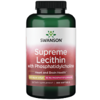 Swanson Supreme Lecithin with Phosphatidylcholine 300 Softgels