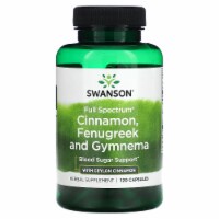 Swanson Full Spectrum Cinnamon Fenugreek & Gymnema with Ceylon Cinnamon - 120 Capsules