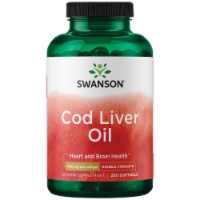 Swanson Cod Liver Oil 250 Sgels, Immune Support