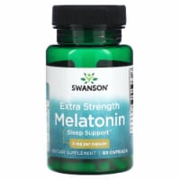 Swanson Extra Strength Melatonin - 100% Drug Free 5 mg 60 Caps