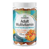 Swanson Mixed Fruit Multivitamin 60 Ct, Health & Wellness Support