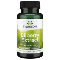 Swanson Bilberry Extract - Standardized 60 mg 120 Capsules