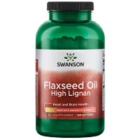 Swanson Flaxseed Oil High Lignan 980 mg 200 Softgels