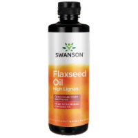 Swanson Flaxseed Oil High Lignan - Cold Pressed 16 fl oz Liq