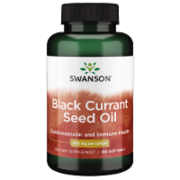 Swanson Black Currant Seed Oil Gla (Omegatru) 500 mg 180 Softgels