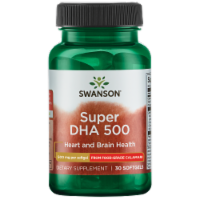 Swanson Super Dha 500 from Food-Grade Calamari 500 mg 30 Softgels