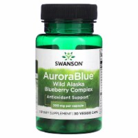 Swanson AuroraBlue Wild Alaska Blueberry Complex 200 mg - 30 Veggie Caps