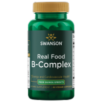 Swanson Real Food Vitamin B-Complex 60 Veg Capsules