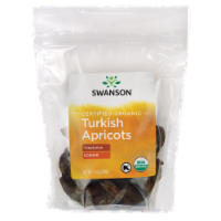 Swanson Certified Organic Turkish Apricots, Unsulphured 11.5 oz Package