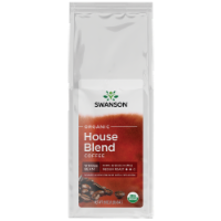 Swanson Organic House Blend Whole Bean Coffee - Medium Roast 16 oz Package