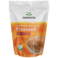 Swanson Certified Organic Milled Flaxseed 15 oz Powder