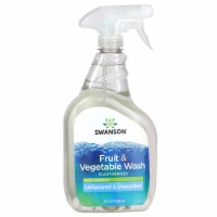 Swanson Fruit and Vegetable Wash or Produce Cleaner Spray - Eco-Friendly - Unflavored and