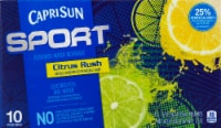 Capri Sun Sport Citrus Rush Flavored Water Beverage Pouches Perspective: Main