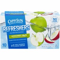 Capri Sun Refreshers Awesomely Apple Juice Drink Pouches Perspective: Main