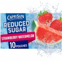 Capri Sun Reduced Sugar Strawberry Watermelon Juice Box Pouches Perspective: Main