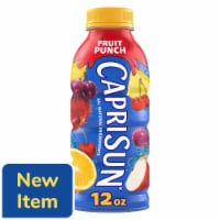 Capri Sun Fruit Punch Naturally Flavored Juice Drink Blend Perspective: Main