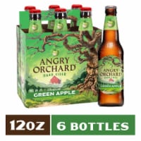 Angry Orchard Green Apple Hard Cider Beer Perspective: Main