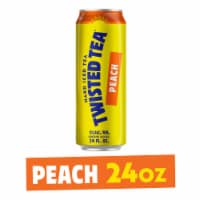 Twisted Tea Peach Flavored Hard Beverage Single Can