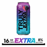TRULY EXTRA Berry Blast Hard Seltzer Single Can Perspective: Main