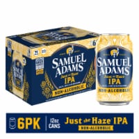 Samuel Adams Just the Haze Non-Alcoholic IPA Beer Perspective: Main