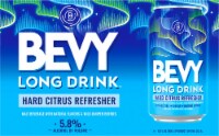 Bevy Long Drink Citrus Cocktail Inspired Hard Sparkling Refresher Perspective: Main