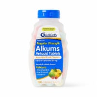 Antacids: Alkums Calcium Carbonate Antacid, 500 mg Chewable Tablet, 150/Bottle