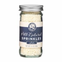 Pepper Creek Farms 300E All Natural White Sprinkles - Pack of 12