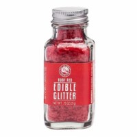 Pepper Creek Farms 400C Ruby Red Edible Glitter - Pack of 6