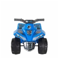 Dynacraft 8805-30 Childrens Jurassic World 6V Riding Toy Quad 4 Wheeler, Blue