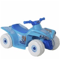 Dynacraft 8805-30 Childrens Custom Snow Queen 6V Riding Toy Quad 4 Wheeler, Blue