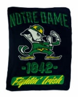 Retro Notre Dame Plush Micro Raschel Throw Blanket
