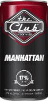 The Club Manhattan Ready to Drink Cocktail Single Can